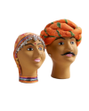 Solid Wood Figurines Set of 2 Solid Wood Figurines Set of 2